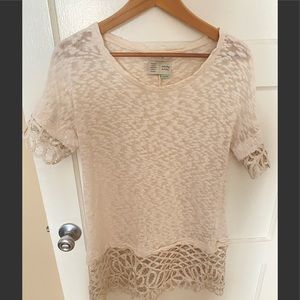 Anthropologie Saturday Sunday Lace tunic SAVE